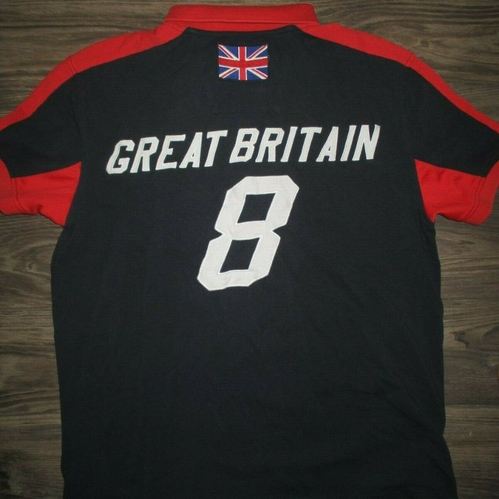 Nautica Great Britain Polo Shirt LARGE - Picture 5 of 5